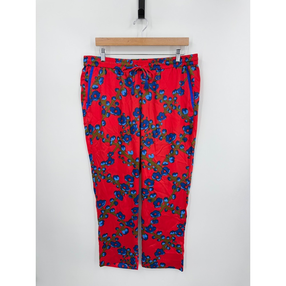 NWT J.Crew Collection Drapey pull-on pant in lattice floral‎ women's sz 16